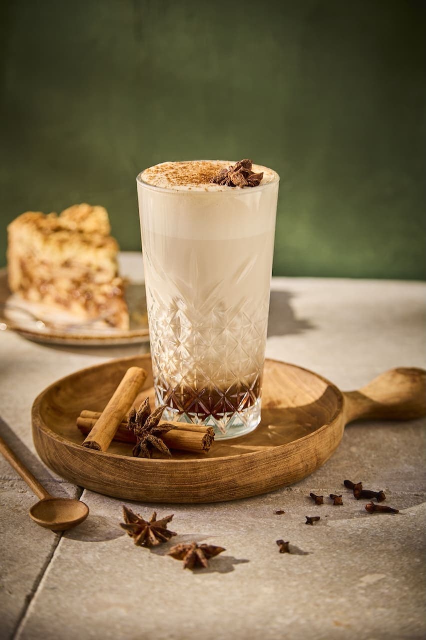 Latte macchiato pumpkin spice